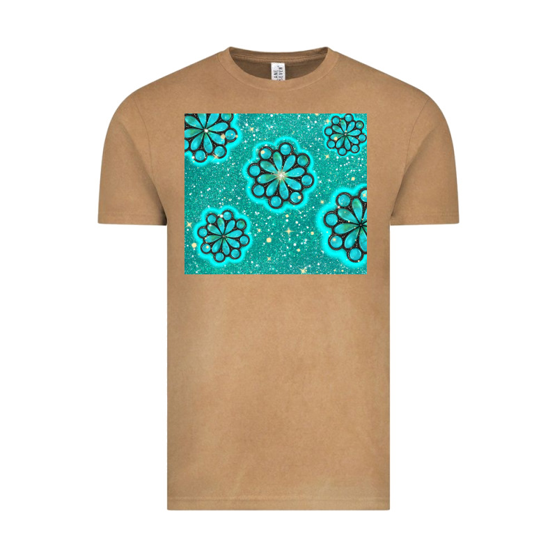 Glitter Turquoise Vintage Tee by TumblerDesignByShophia | Teevron