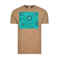 Vintage Coffee glitter turquoise Vintage Tee - TumblerDesignByShophia