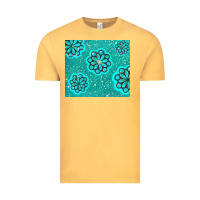 Vintage Mustard glitter turquoise Vintage Tee - TumblerDesignByShophia