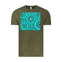 Vintage Olive glitter turquoise Vintage Tee - TumblerDesignByShophia