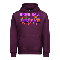 Mauve Wine basketball sıster Urban Hoodie - AdoDesignShop