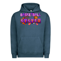 Pigment Midnight Navy basketball sıster Urban Hoodie - AdoDesignShop