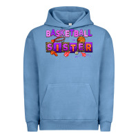 Pigment Pebble Blue basketball sıster Urban Hoodie - AdoDesignShop
