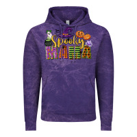 Cloud Purple spooky mama Vintage Hoodie - CowGirlArtShop