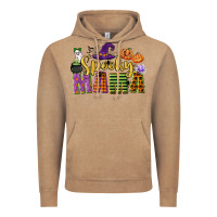 Vintage Coffee spooky mama Vintage Hoodie - CowGirlArtShop
