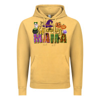 Vintage Mustard spooky mama Vintage Hoodie - CowGirlArtShop