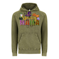 Vintage Olive spooky mama Vintage Hoodie - CowGirlArtShop