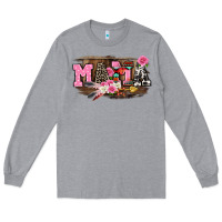 Heather Grey Mother's Day mama Long Sleeve Tee - CowGirlArtShop
