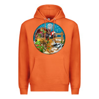 Carrot Christmas  farm animals Premium Hoodie - FaDigitalArtStudio