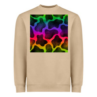 Mushroom colorful cow seamless pattern Heavyweight Sweatshirt - BundleAndBundleShop