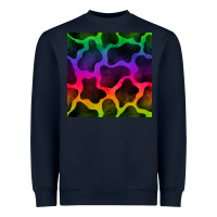 Navy colorful cow seamless pattern Heavyweight Sweatshirt - BundleAndBundleShop