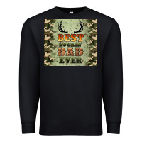 Black best buckin' dad ever Premium Sweatshirt - Artiststas