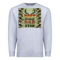 Heather Grey best buckin' dad ever Premium Sweatshirt - Artiststas