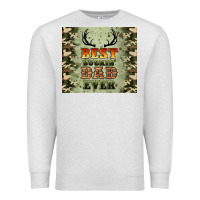 Oatmeal Heather best buckin' dad ever Premium Sweatshirt - Artiststas