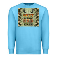 Ocean Blue best buckin' dad ever Premium Sweatshirt - Artiststas