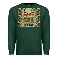 Sports Green best buckin' dad ever Premium Sweatshirt - Artiststas