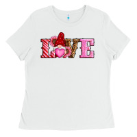 White valentines day gnomes love Ladies Tee - RanaPortraitStore