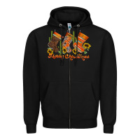 Black western Christmas Zipper Hoodie - CowhideDigitalArt