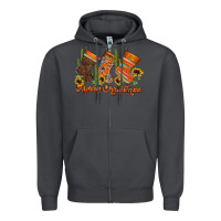 Smoke western Christmas Zipper Hoodie - CowhideDigitalArt