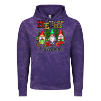 Cloud Purple merry christmas gnomes Vintage Hoodie - CowGirlArtShop
