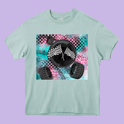 Racing Heavy Core Tee Designed By Lillyallendesigns