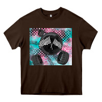 Chocolate Brown racing Heavy Core Tee - LillyAllenDesigns