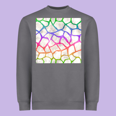 Watercolor Rainbow Giraffe Seamless Pattern Heavyweight Sweatshirt Designed By Bundleandbundleshop