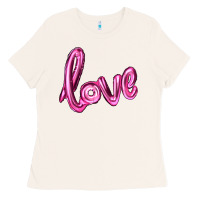 Bone valentines day love balloon Ladies Tee - RanaPortraitStore