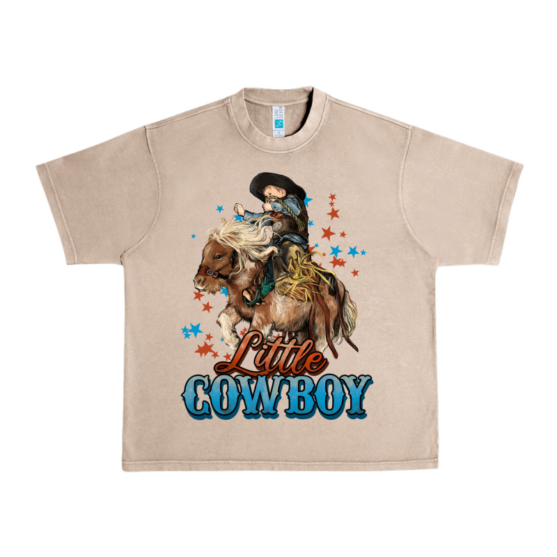 Little Cowboy Midilli Horse Kid Boy Urban Heavy Tee by HowdyJamesFarm | Teevron
