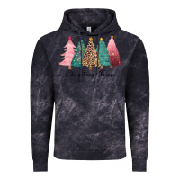 Cloud Black christmas trees Vintage Hoodie - CowGirlArtShop