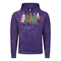 Cloud Purple christmas trees Vintage Hoodie - CowGirlArtShop