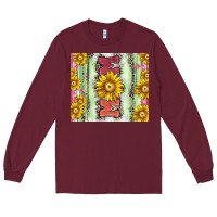 Burgundy Mom leopard Long Sleeve Tee - CowGirlArtShop