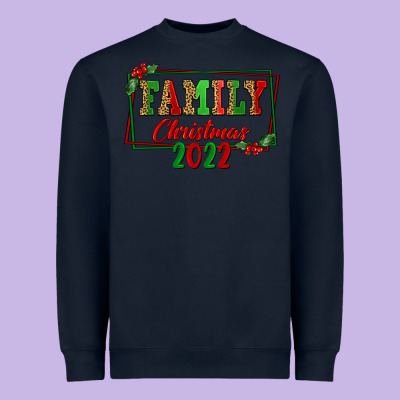 Family Christmas 2022 Heavyweight Sweatshirt Designed By Fadigitalartstudio