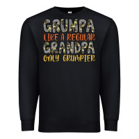 Black grumpa like a regular grandpa only grumpier Premium Sweatshirt - Artiststas
