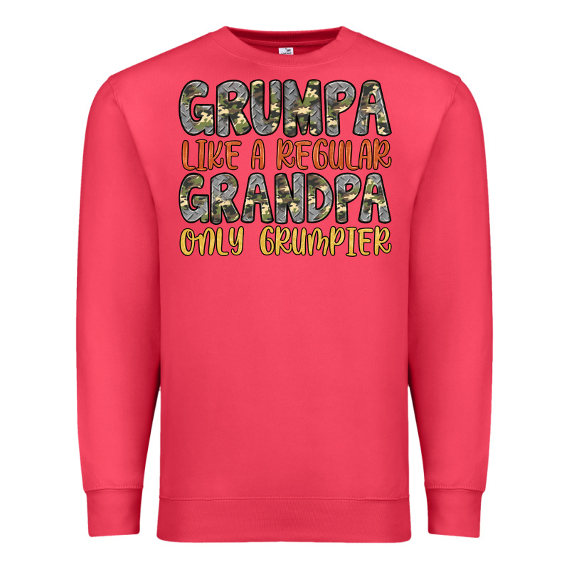 Grumpa Like A Regular Grandpa Only Grumpier Premium Sweatshirt by Artiststas | Teevron