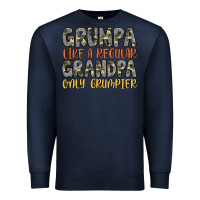 Navy grumpa like a regular grandpa only grumpier Premium Sweatshirt - Artiststas