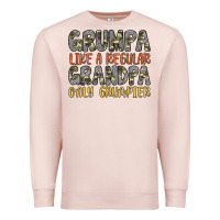 Pale Pink grumpa like a regular grandpa only grumpier Premium Sweatshirt - Artiststas