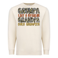Sandshell grumpa like a regular grandpa only grumpier Premium Sweatshirt - Artiststas