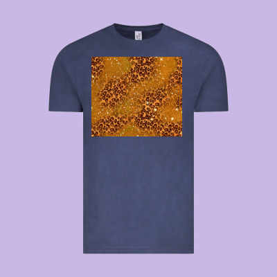 Glitter Cowhide Vintage Tee Designed By Tumblerdesignbyshophia