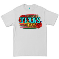 Dove Grey Texas Chica with roses Premium Tee - Jasminsmagicworld