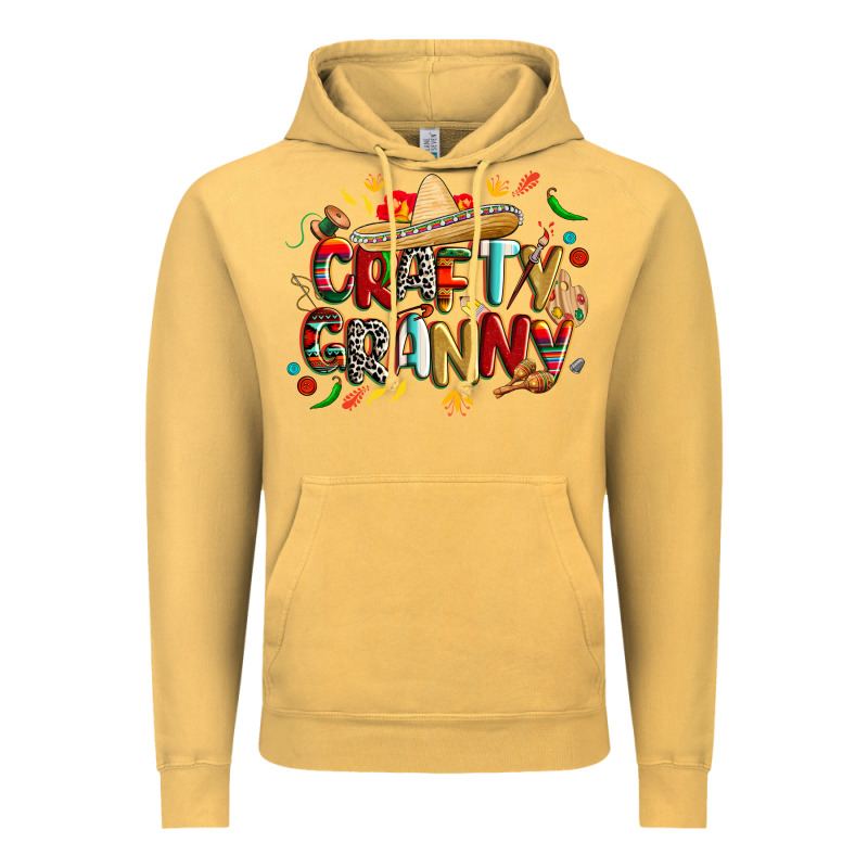 Cinco De Mayo Crafty Granny Vintage Hoodie by CowGirlArtShop | Teevron