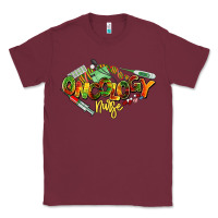 Burgundy oncology nurse juneteenth Classic Tee - NancyCooperArtShop
