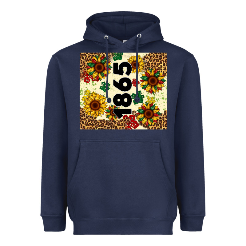 Juneteenth 1865 Sunflowers Heavyweight Hoodie by Artiststas | Teevron