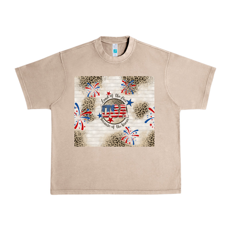 Usa Land Of The Free Because Of The Brave Urban Heavy Tee by TumblerDesignByShophia | Teevron