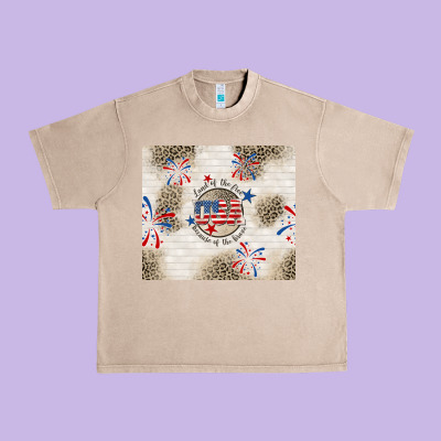 Usa Land Of The Free Because Of The Brave Urban Heavy Tee Designed By Tumblerdesignbyshophia