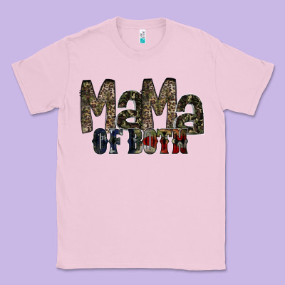 Mama Of Both Classic Tee Designed By Racoondesign