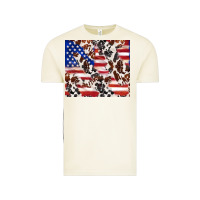 Vintage Arctic cowhide amerikan flag Vintage Tee - TumblerDesignByShophia