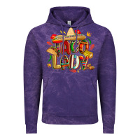 Cloud Purple cinco de mayo taco lady Vintage Hoodie - CowGirlArtShop