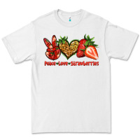 White peace love strawberries Premium Tee - Jasminsmagicworld