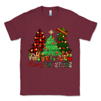 Burgundy merry christmas trees Classic Tee - NancyCooperArtShop